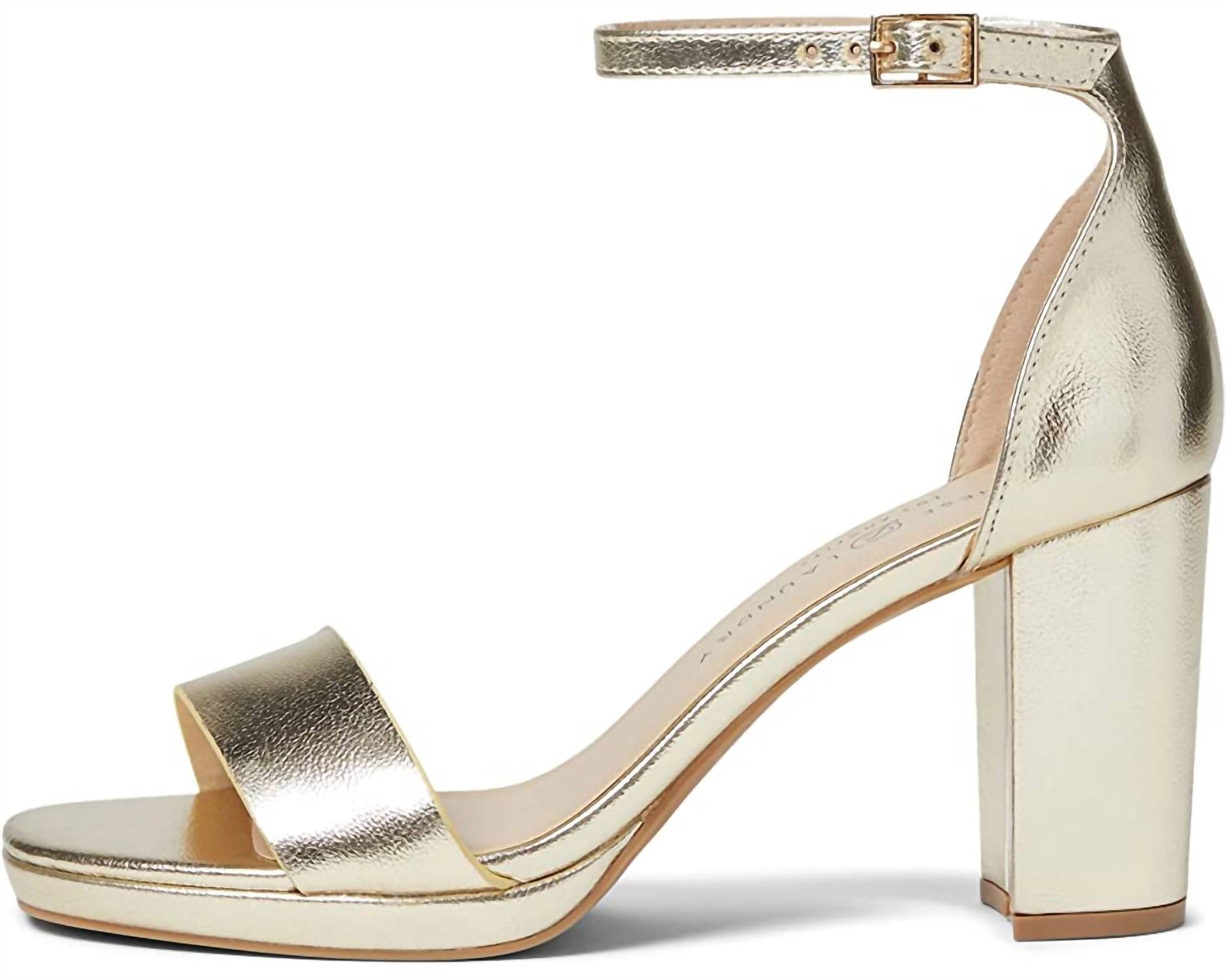 Chinese Laundry - Women's Teri Vegan Leather Dress Chunky Heels