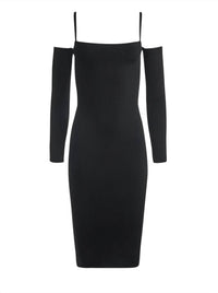 Alice + Olivia - Evia Fitted Spaghetti Strap Dress