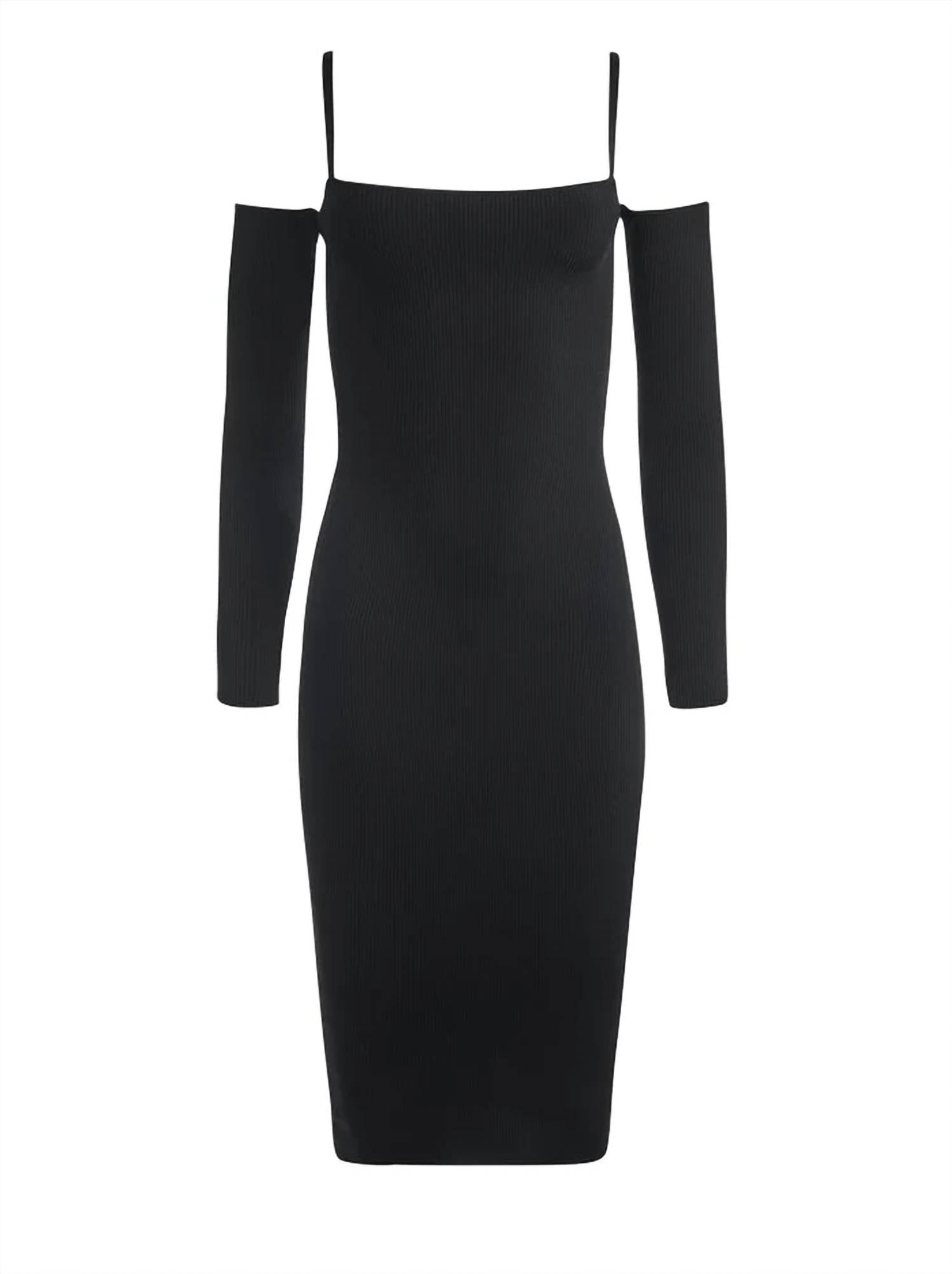 Alice + Olivia - Evia Fitted Spaghetti Strap Dress