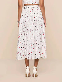 L'Agence - Women's Seina Poplin Midi Skirt