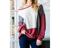 7Th Ray - Color Block Sweatshirt