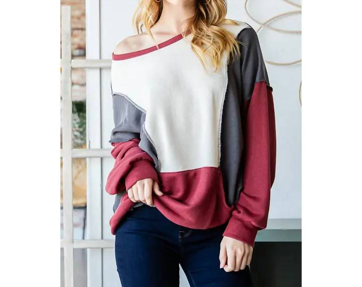 7Th Ray - Color Block Sweatshirt