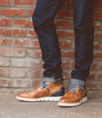 Bedstu - Men's Galahad High Top Leather Sneakers