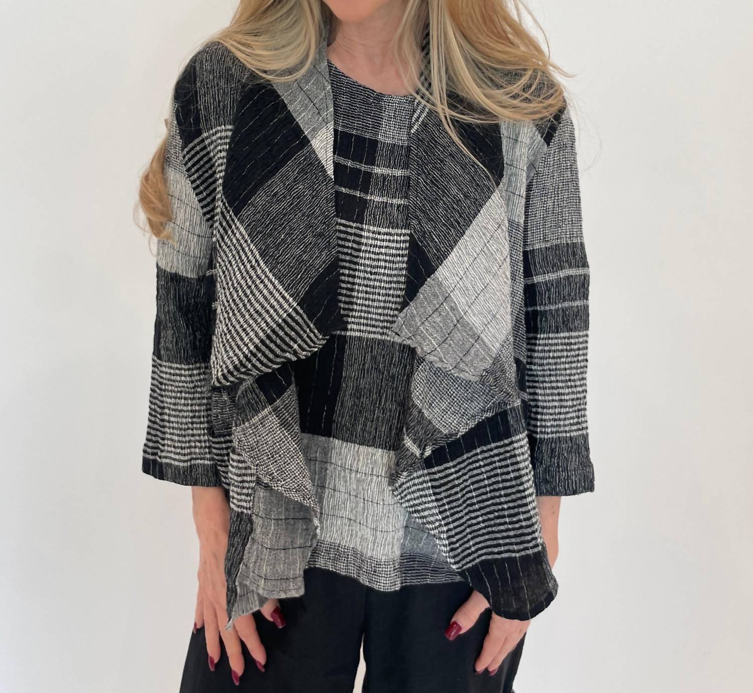 Chalet Et Ceci - Mina Linen Plaid Jacket