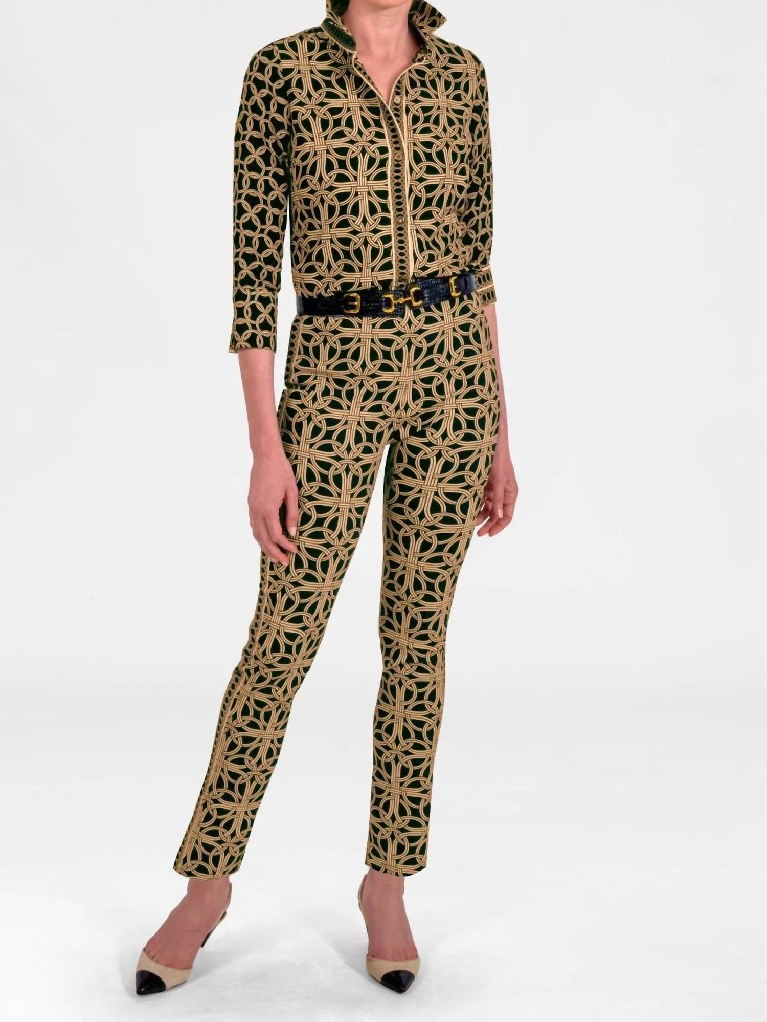 GRETCHEN SCOTT Boyfriend CDC Shirt in black tan - women's shirt - view 4