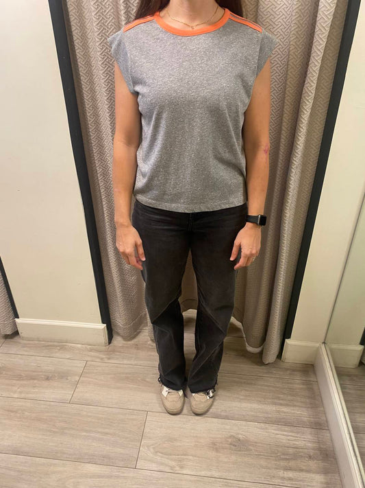 Chaser - Cap Sleeve Stripe Top