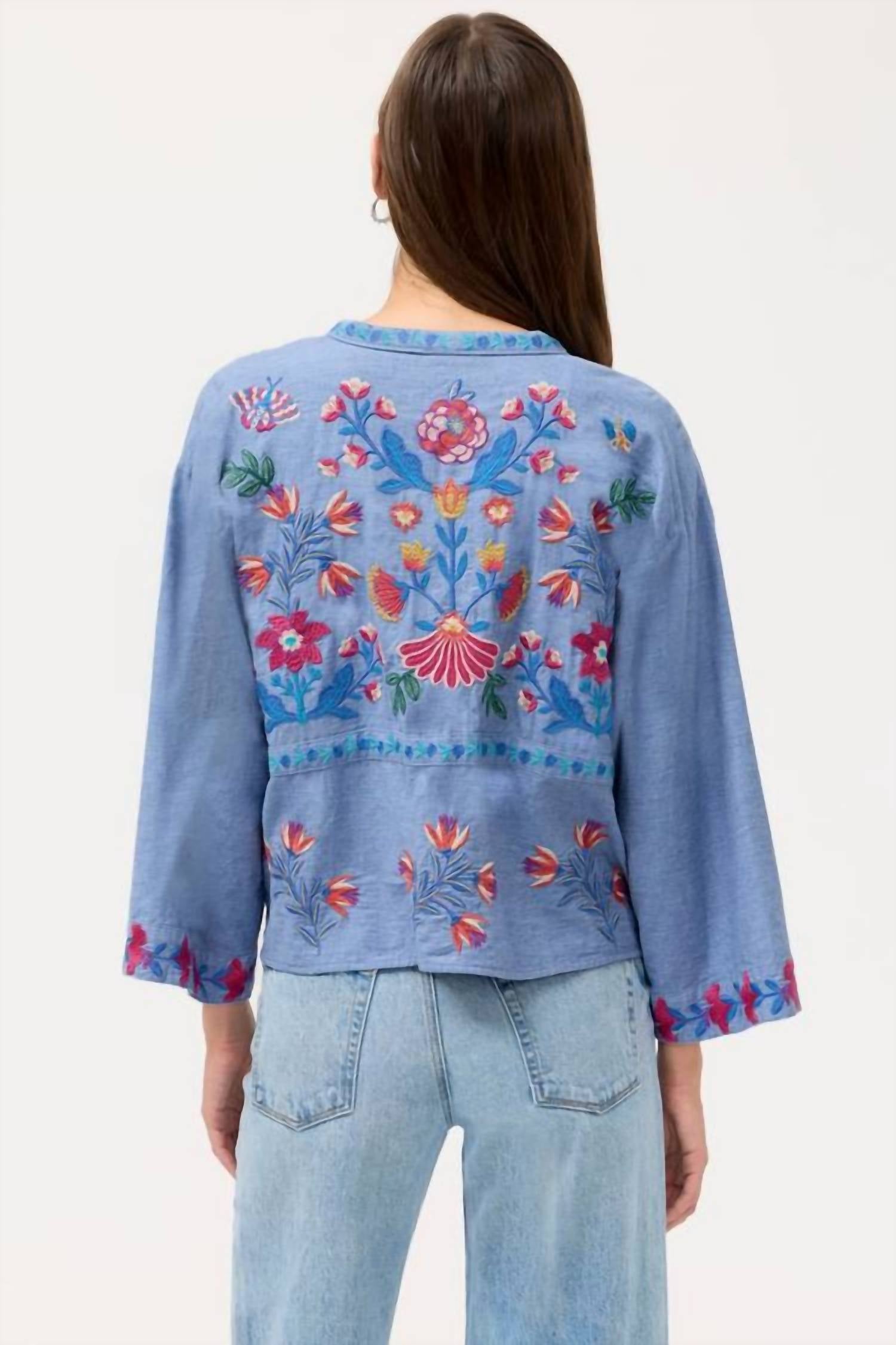 Johnny Was - Women's Elizabeth Front Tie Patchwork Kimono