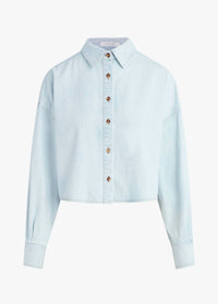 Favorite Daughter - Crop Ex-boyfriend shirt denim
