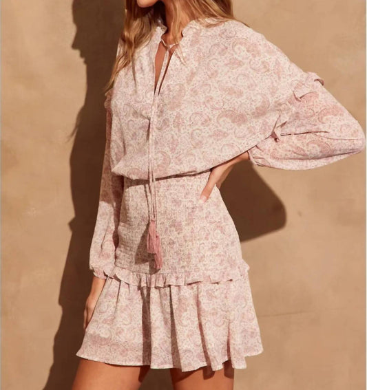 Dress Forum - Wanderer Paisley Floral Print Mini Dress
