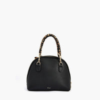 Like Dreams - Women's Leopard Top Handle Bow Crossbody Bag