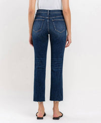 Vervet By Flying Monkey - Color Block Crop Straight Jeans