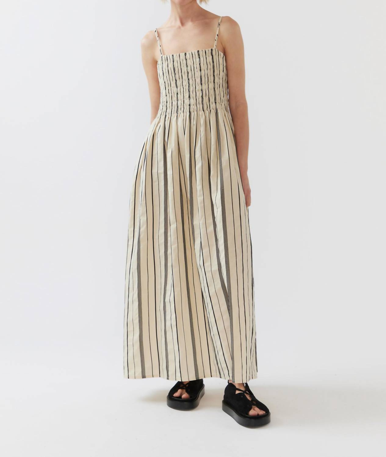Liv - Stripe Jacquard Dress