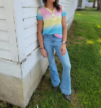 Kancan - Roxanne High Rise Flare Jeans