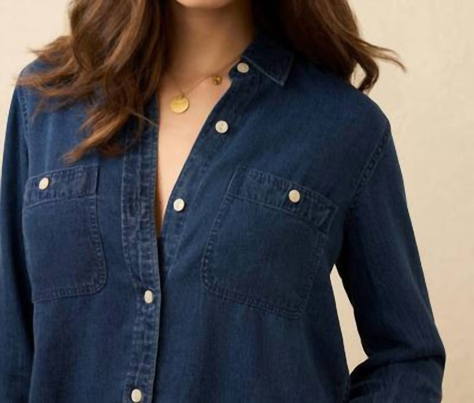 Faherty - Tried & True Chambray Classic Shirt
