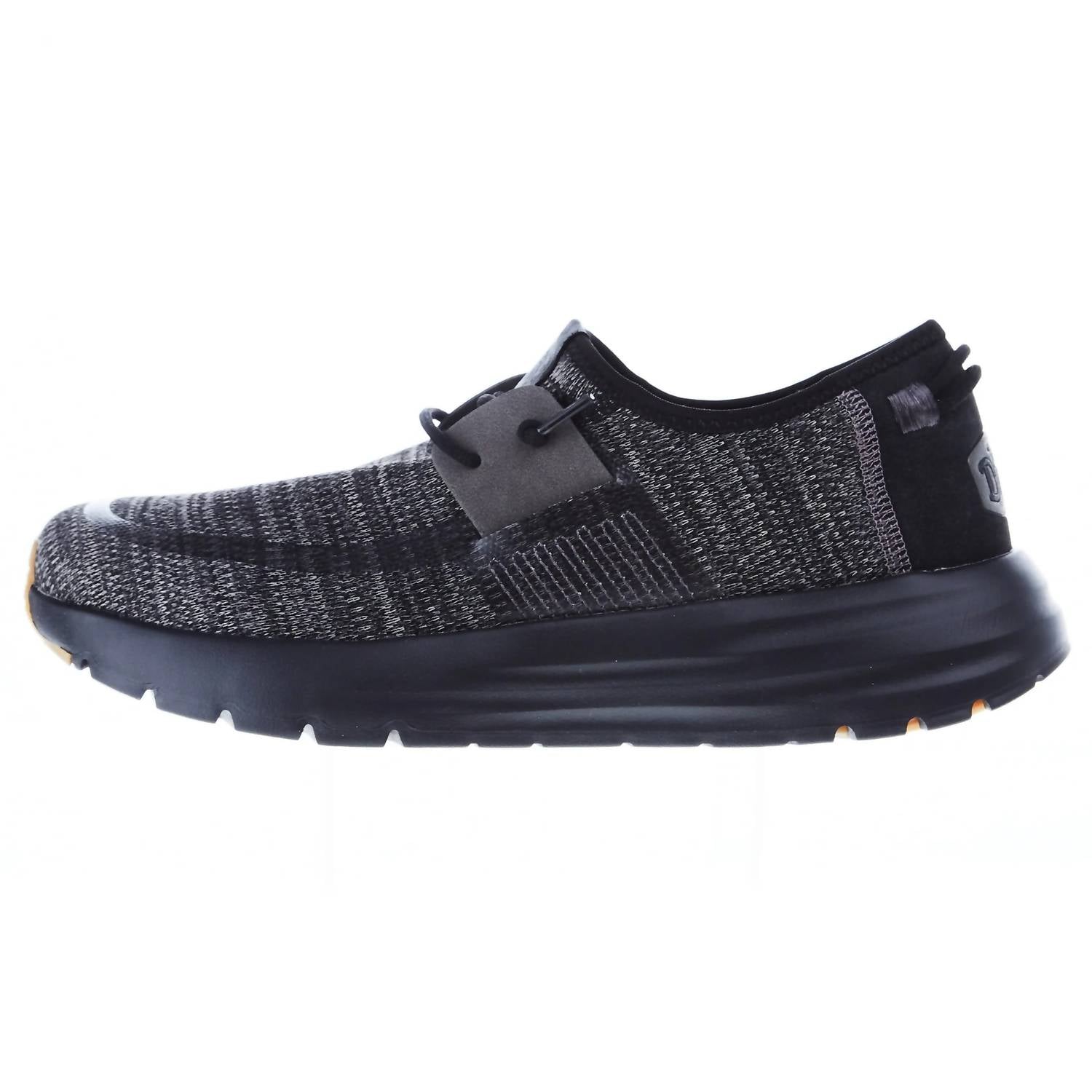 HEY DUDE Men's Sirocco Shoes in black night - men's sneaker - detail view