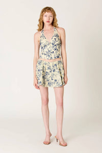 Nia - Rae Floral Halter Top
