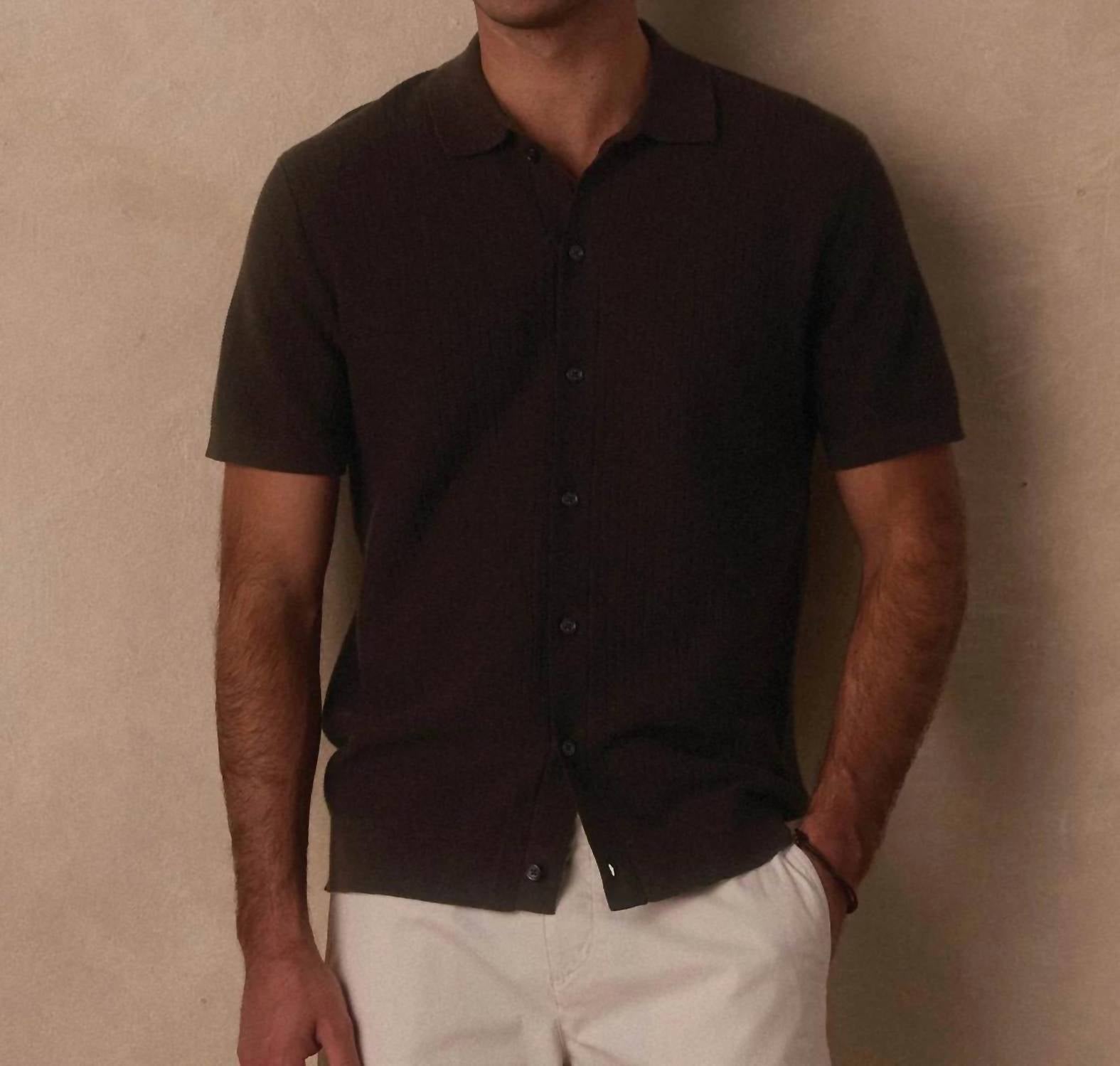 The Normal Brand - Breezeknit Button Up Shirt