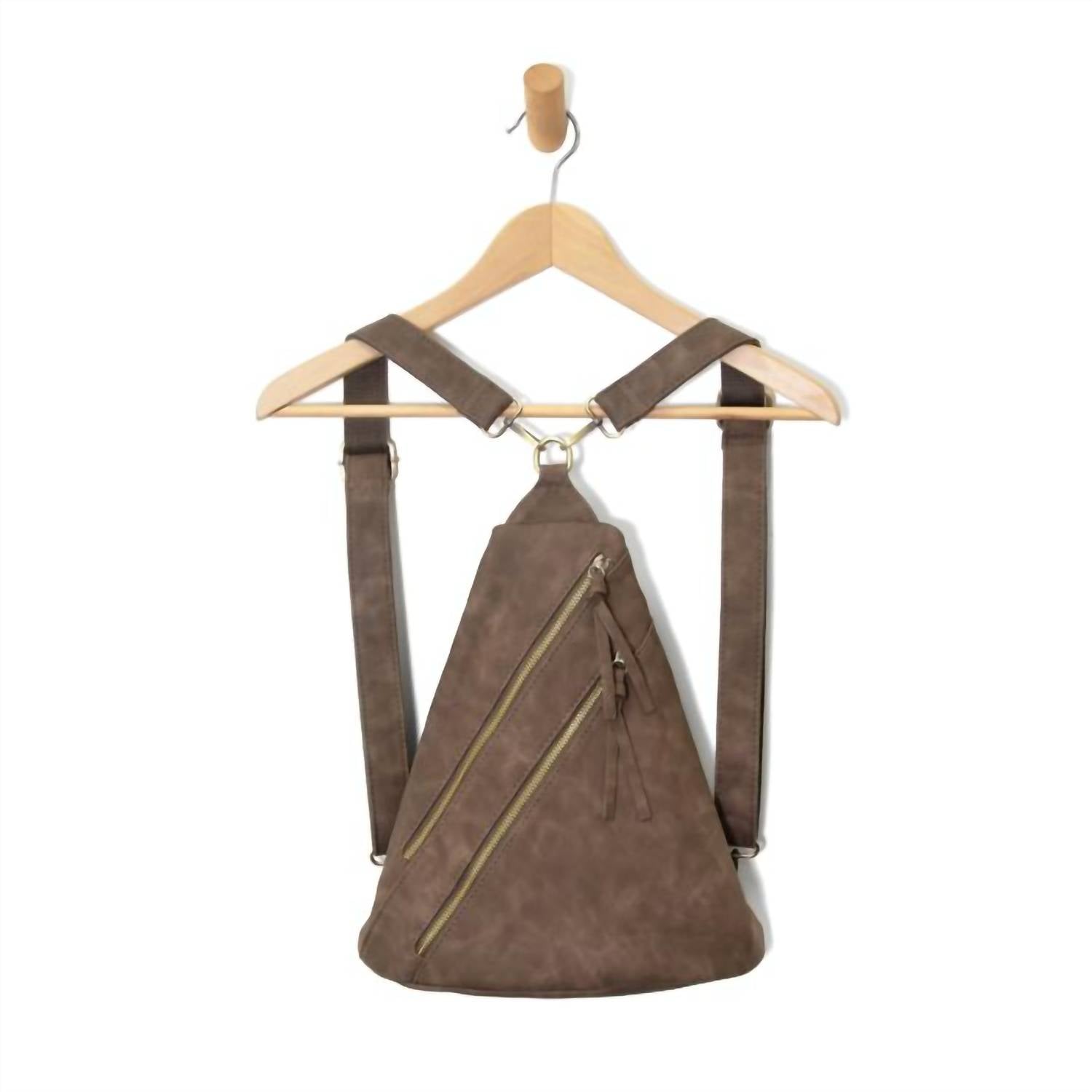 Joy Susan Women's Peyton Convertible Backpack in pecan - women's bag