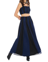 ALLISON NEW YORK Ariella Tank in navy black - women's tank top - view 4