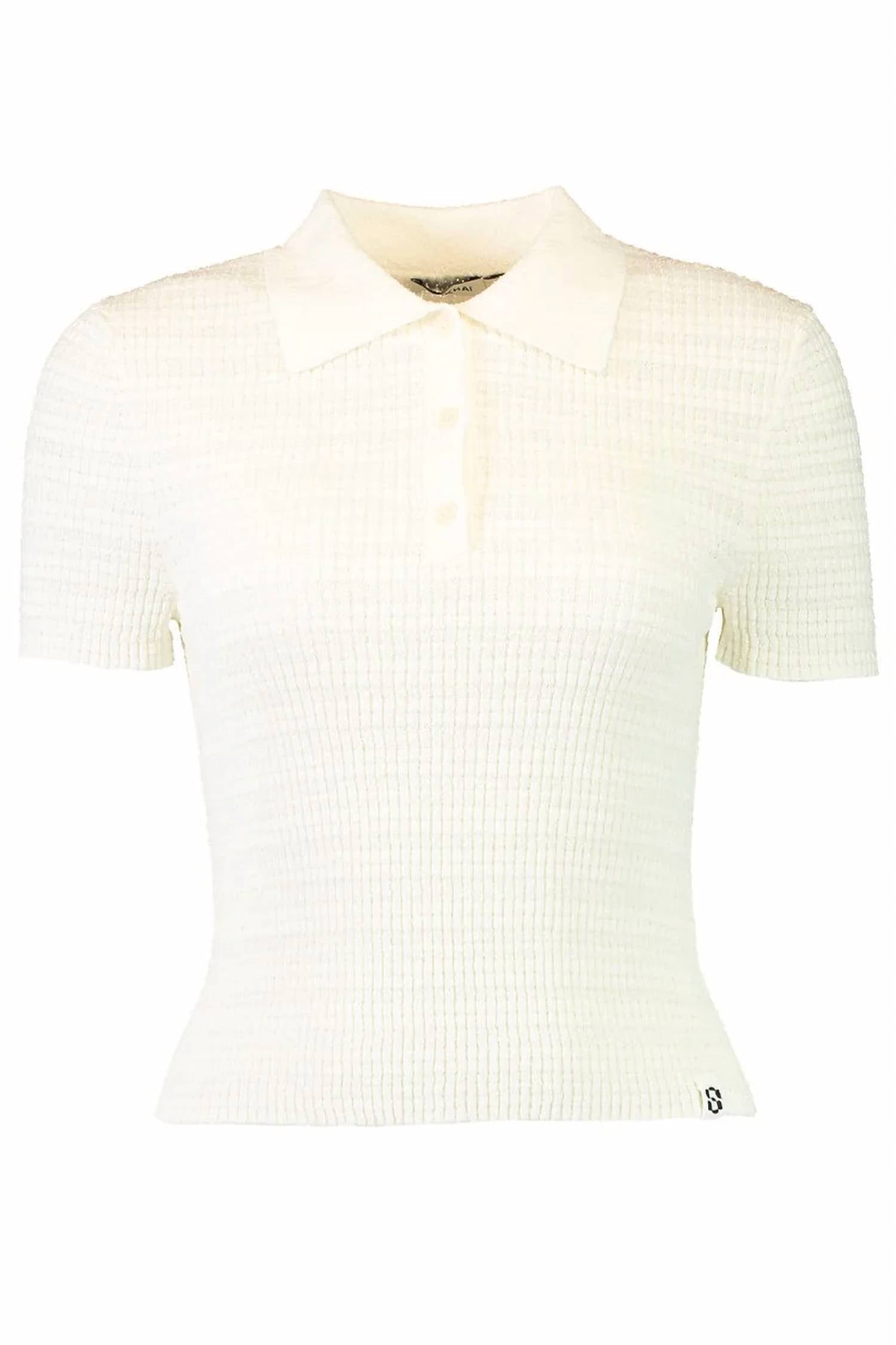 Simkhai - Women's Averie Short Sleeve Polo