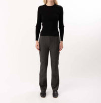 Elliott Lauren Hot Line Pinstripe Pull on pant in multi - women's pants - view 4