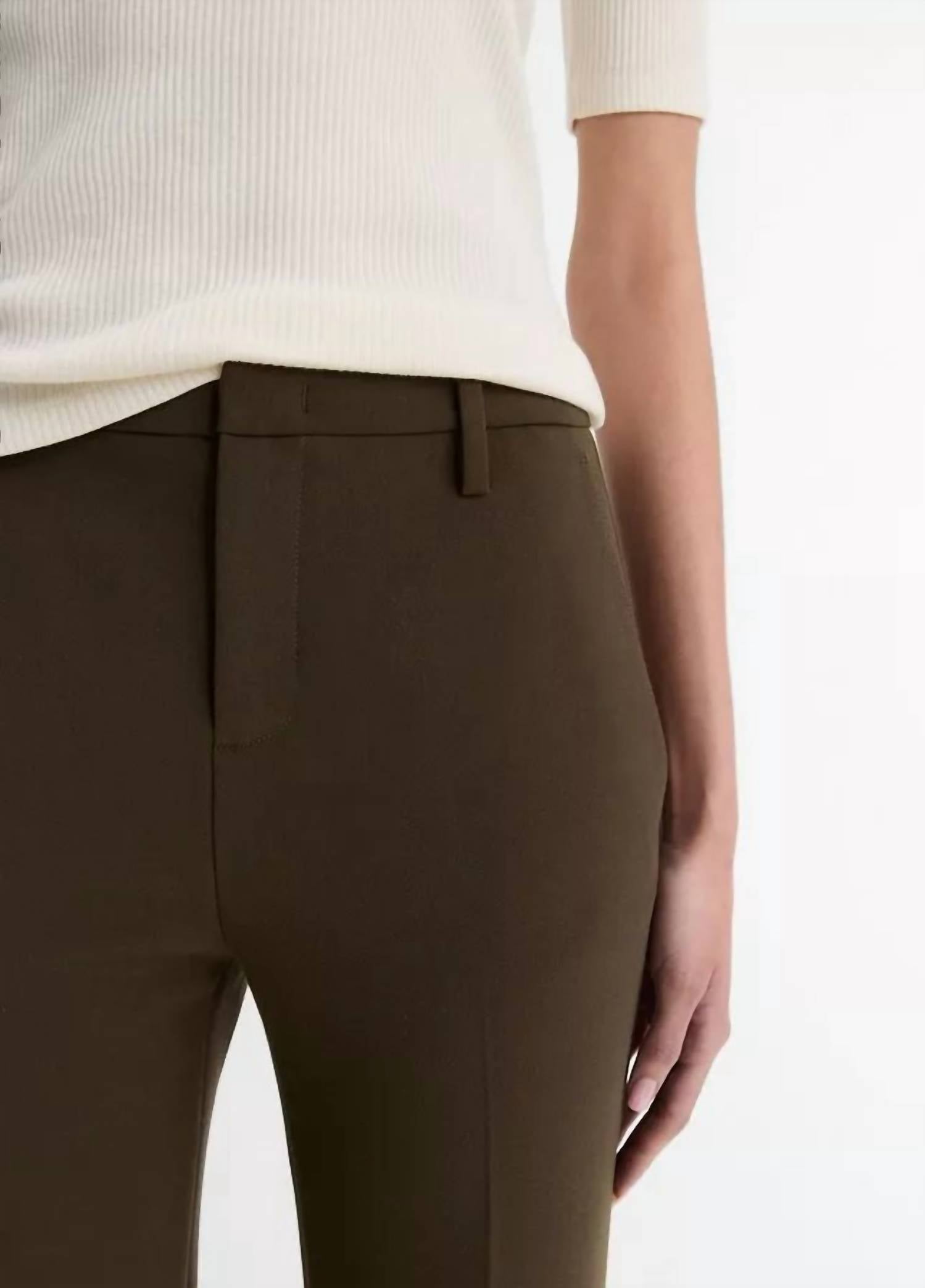 Vince - Mid-rise Tailored Flare Pant