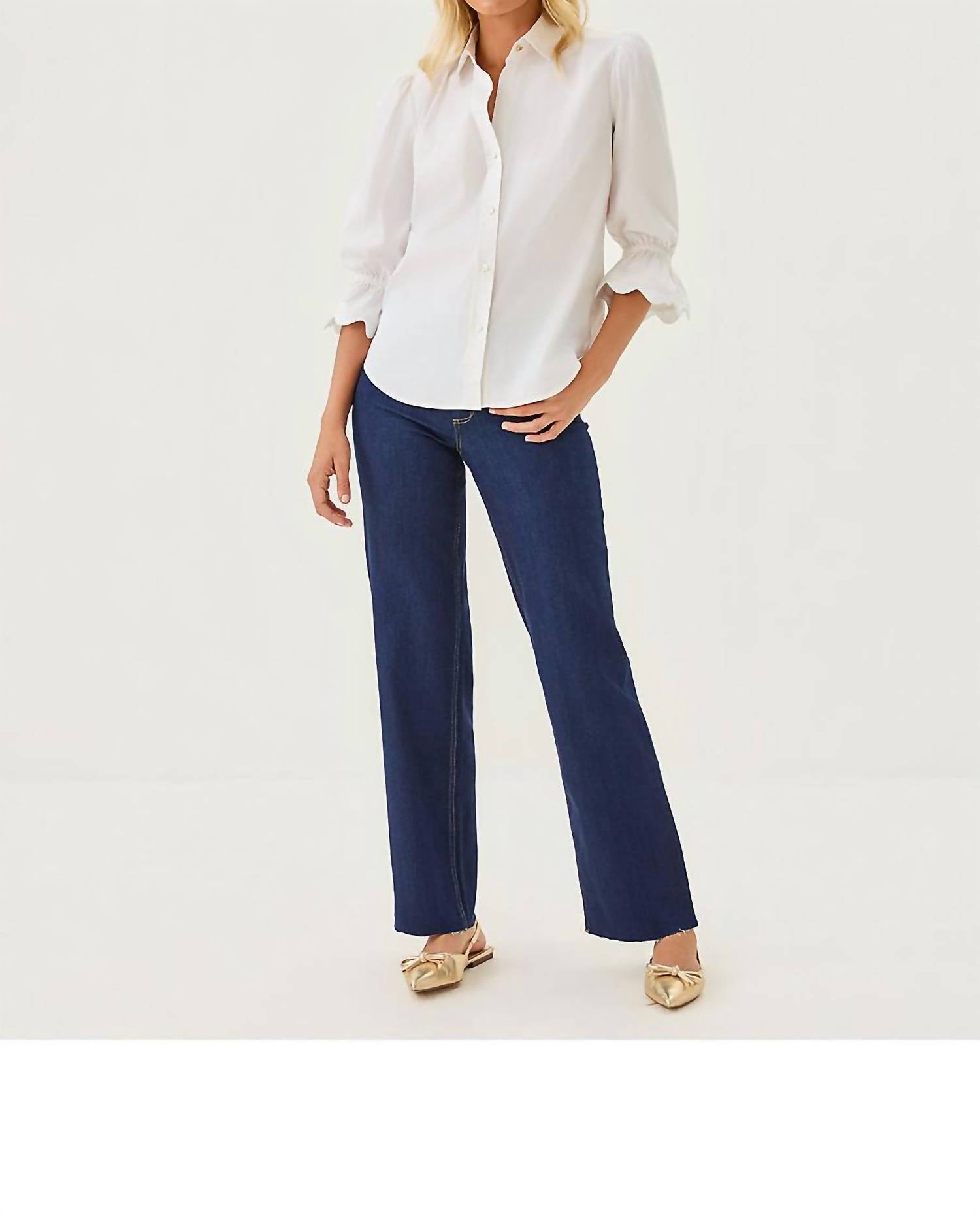 Lilly Pulitzer - The Ricrac 3/4 Sleeve Lilly Shirt