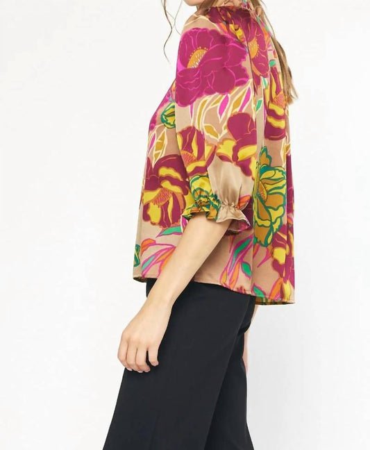 Entro - Floral Print Blouse