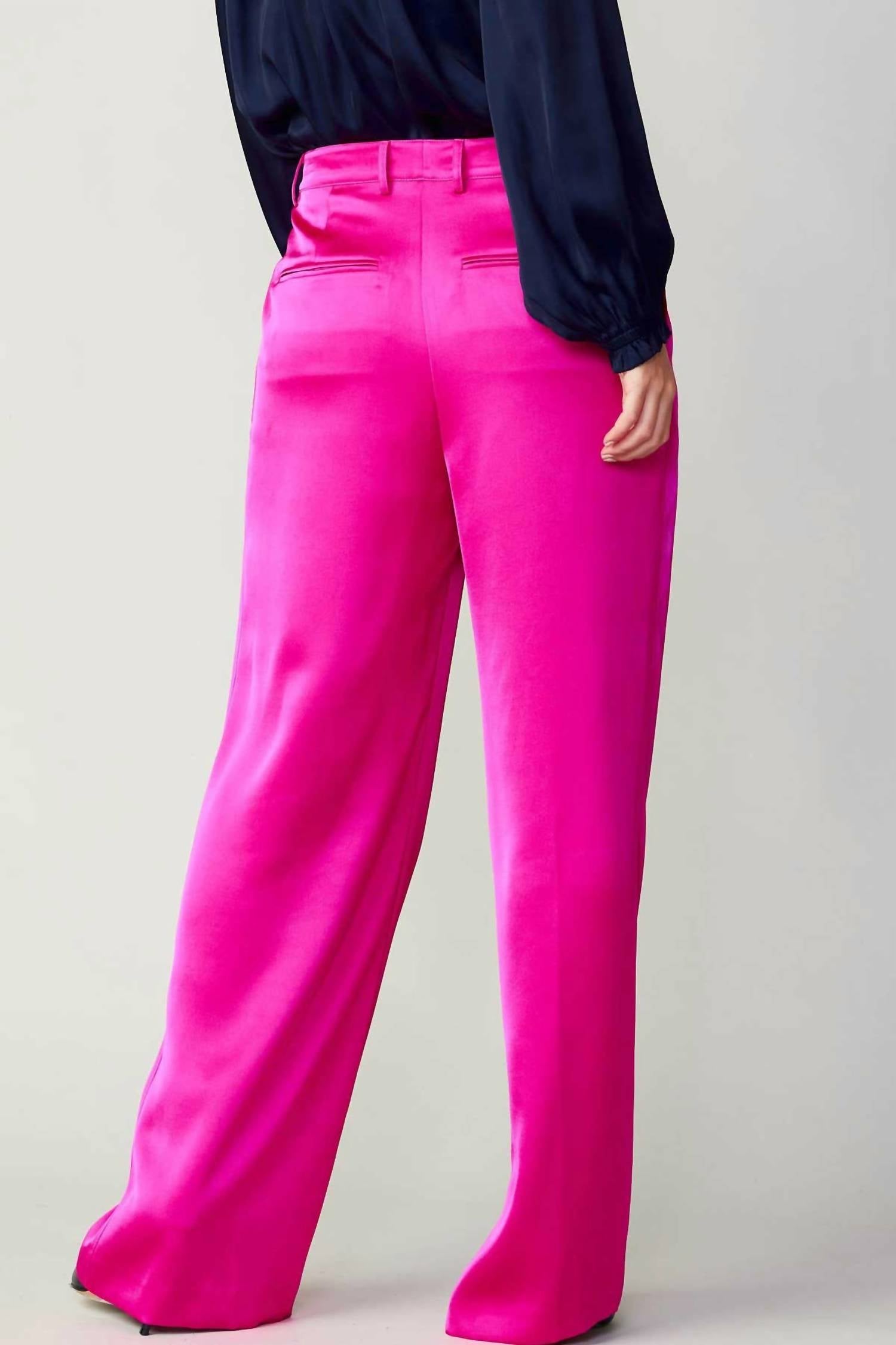 Current Air - Silky Front Pintucked Trousers