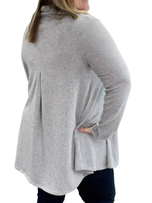 Heimish Usa - Faux Cowl Neck Sweater