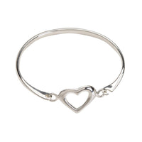 Cherished Moments - Kid's Girls Ava Open Heart Bangle Bracelet