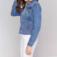 Charlie B - Jean Jacket With Frayed Edges