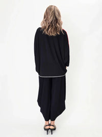 Lemon Grass - Dolman Sleeve V-neck Top