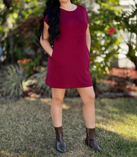 Wasabi + Mint - Sweet Sangria Mini Dress