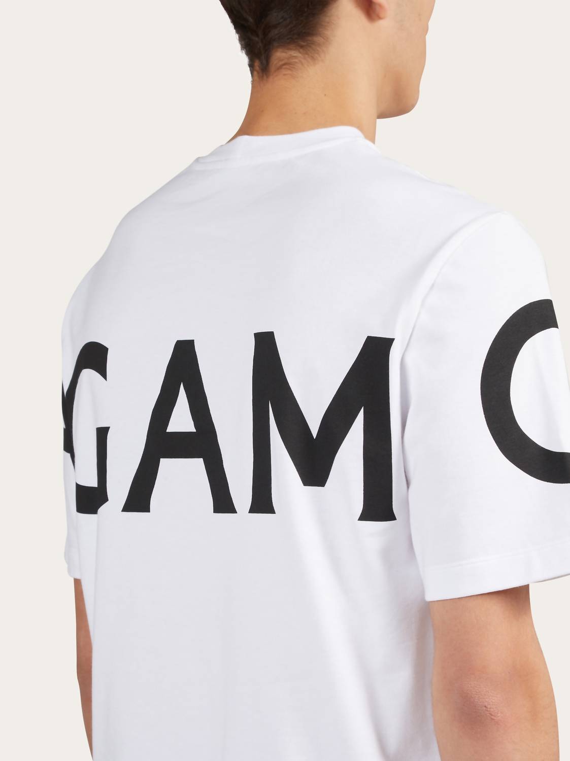 Salvatore Ferragamo - Short Sleeved T-shirt With Graphic Logo