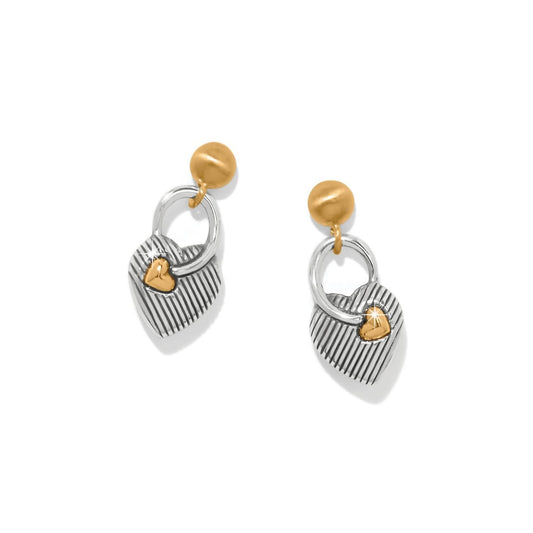 Brighton - Women's One Heart Post Drop Earrings