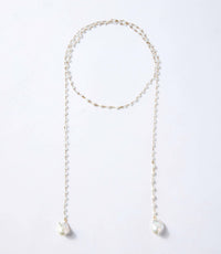 Native Gem - Women's Pearl And Moonstone Necklace