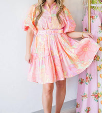 Karlie - Sorbet Swing Mini Dress