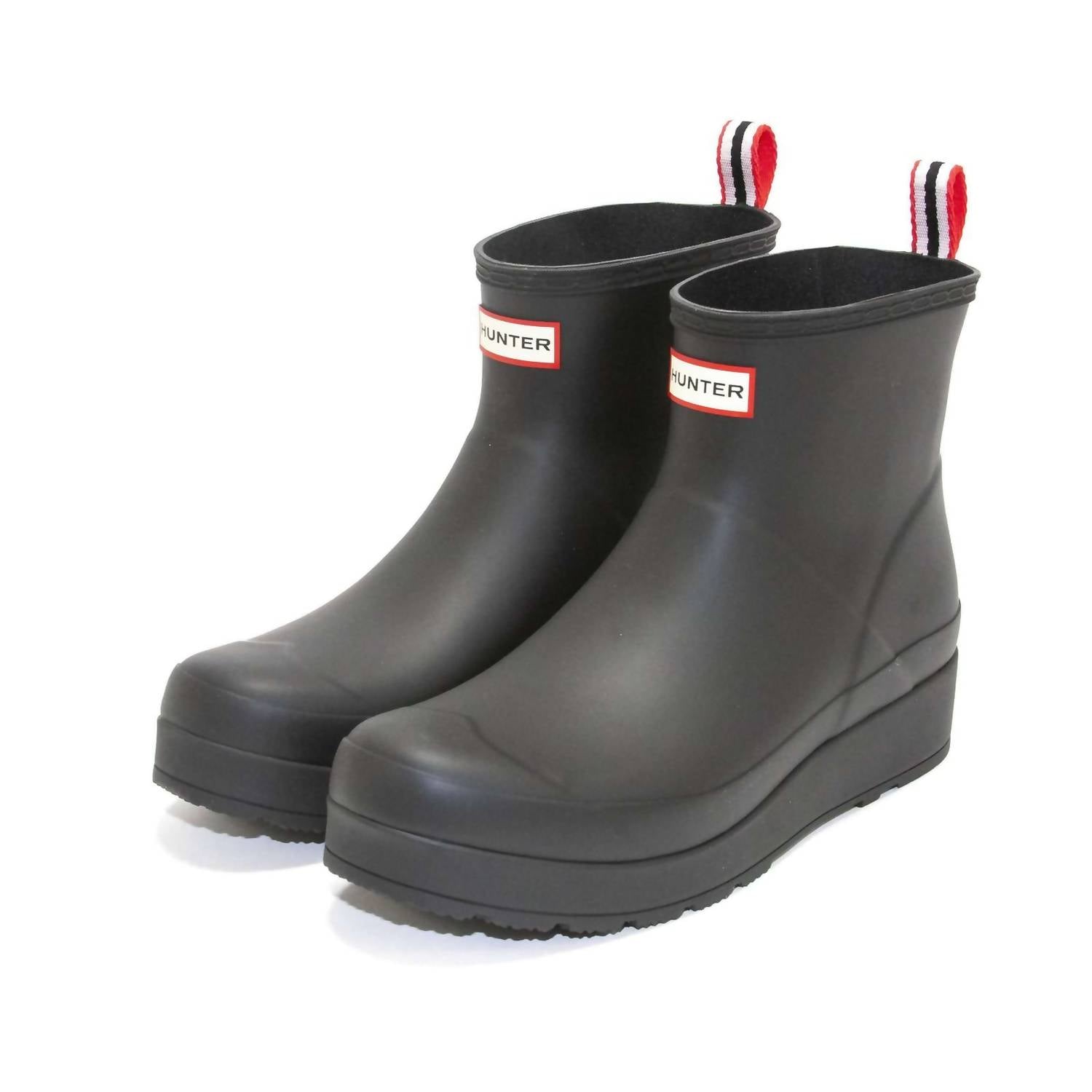 HUNTER Women's Original Short Play Boots in black - women's shoe