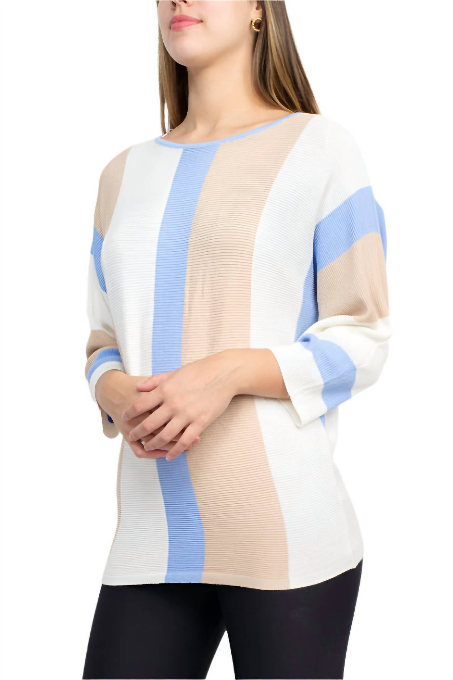 Cyrus - Boat Neck Knit Sweater