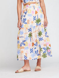 Self Contrast - Rain Maxi Skirt