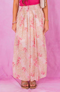 In February - Smocked Maxi Skirt