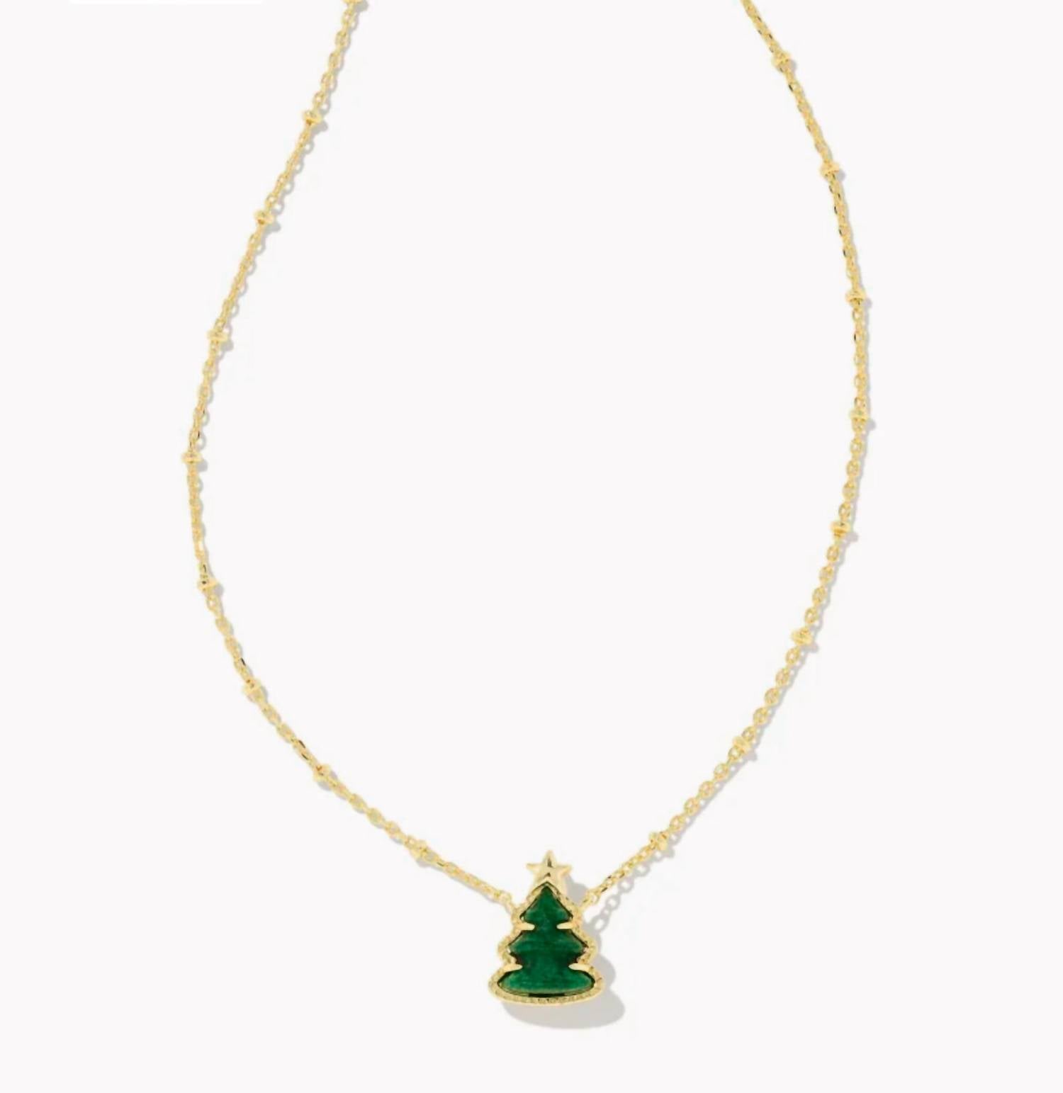 Kendra Scott - Women's Christmas Tree Necklace