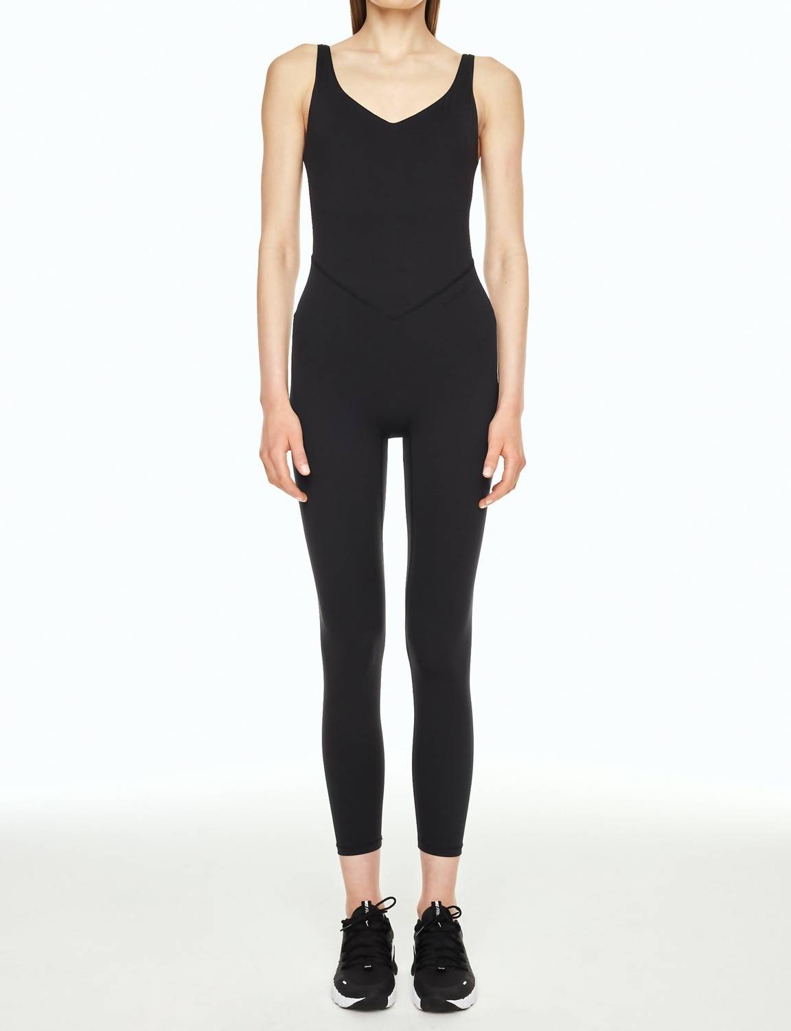 Bandier - V-neck Tempo Full Length Catsuit