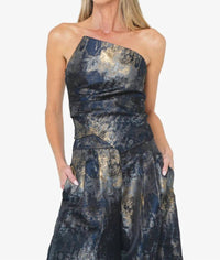 JBQ Arlo Top in brushed metallic - women's blouse