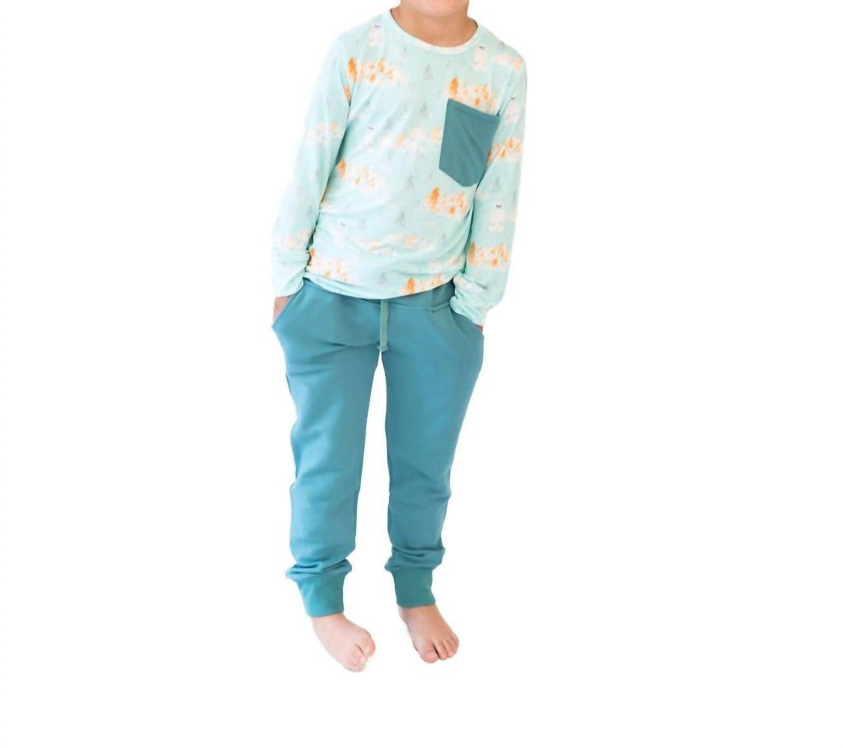 Laree + Co. - Jude Bamboo Long Sleeve Pocket Tee + Joggers