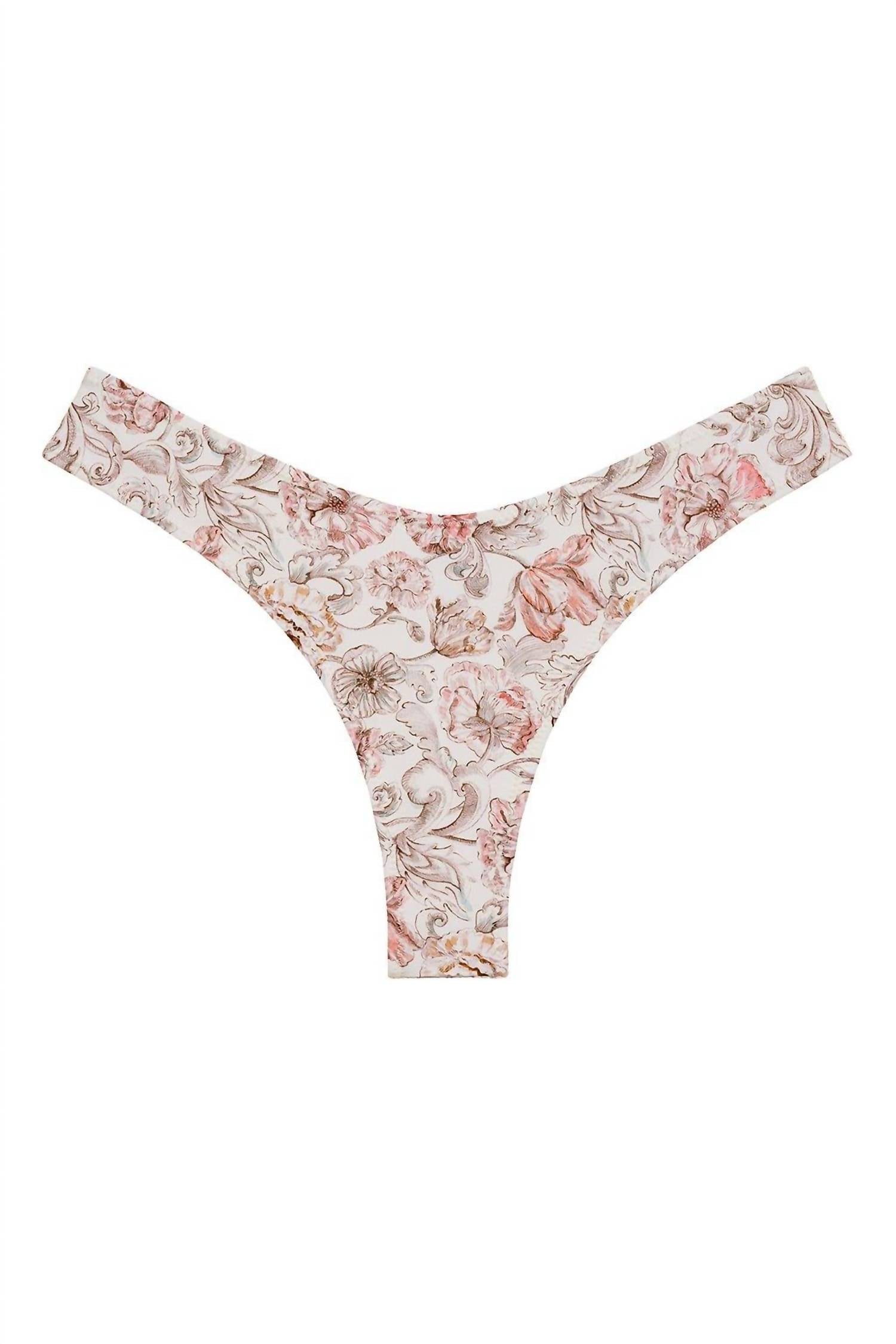 Montce - Added Coverage Lulu Zig-zag Stitch Bikini Bottom