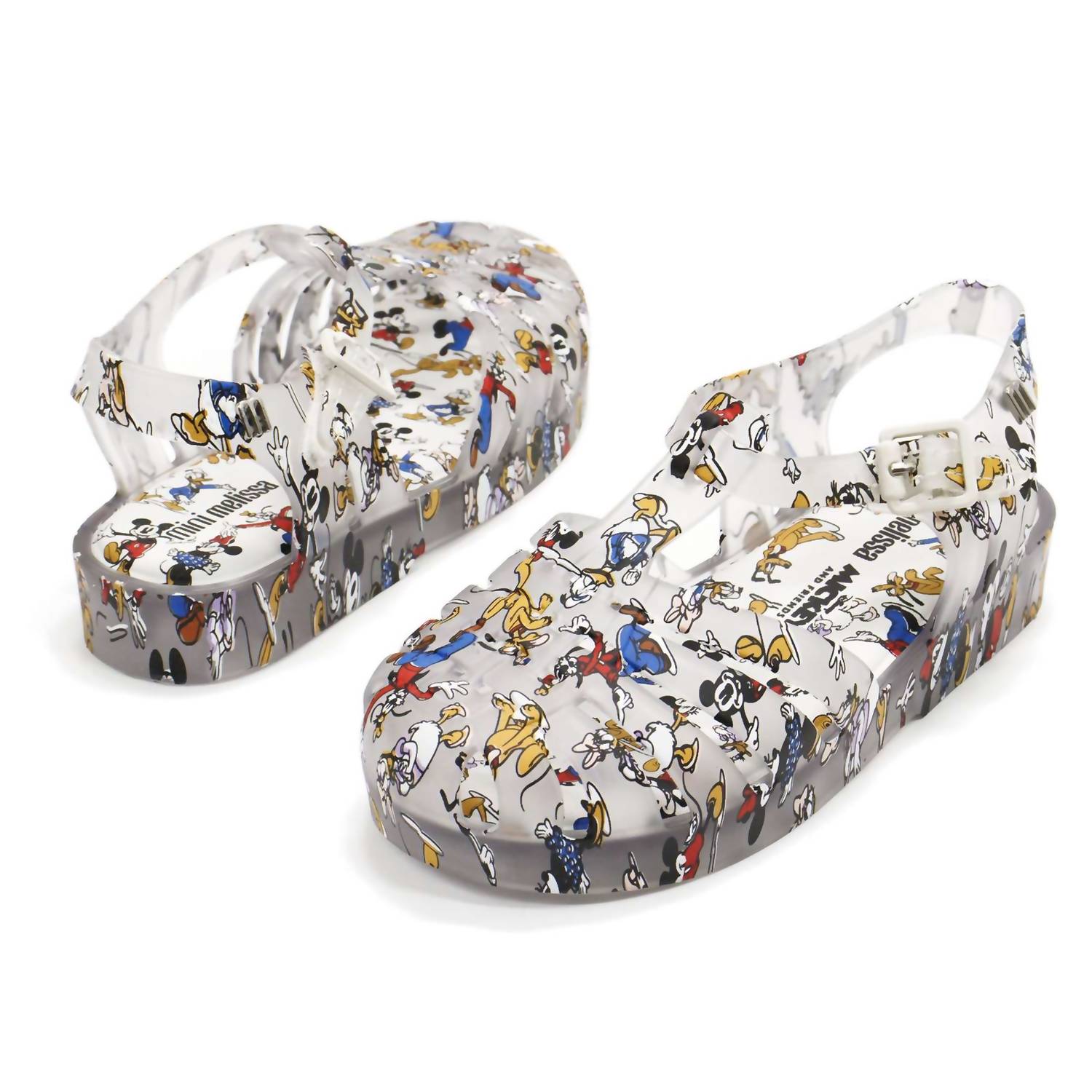 Mini Melissa - Kids Possession With Mickey Original Slip-on Sandal With Buckle Closure