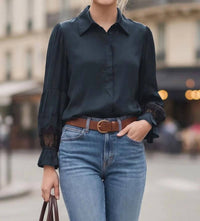 Vava - Mila Lace Insert Blouse