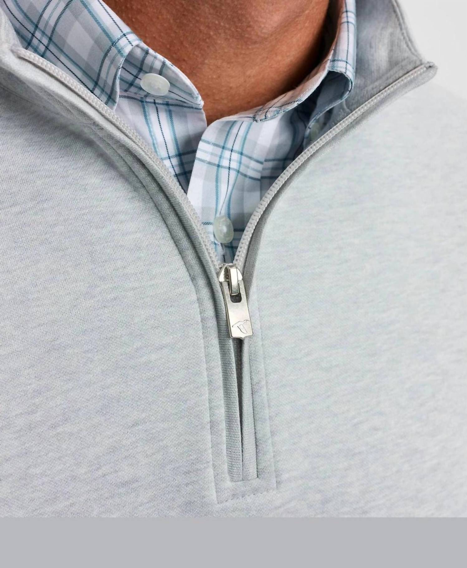 Genteal - Men's Cotton Blend Quarter-zip Sweatshirt